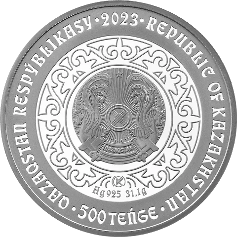 TÚIE (The camel) 500 tenge-Reverse