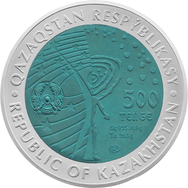 Salyut-1 (500 tenge)-Reverse