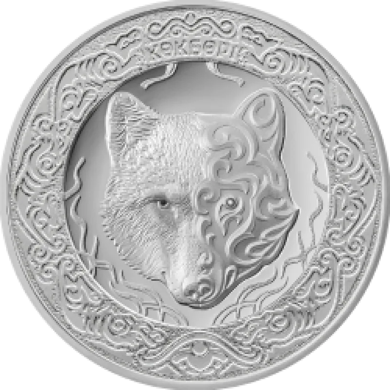КӨКБӨРІ (Небесный волк) 100 тенге - Реверс