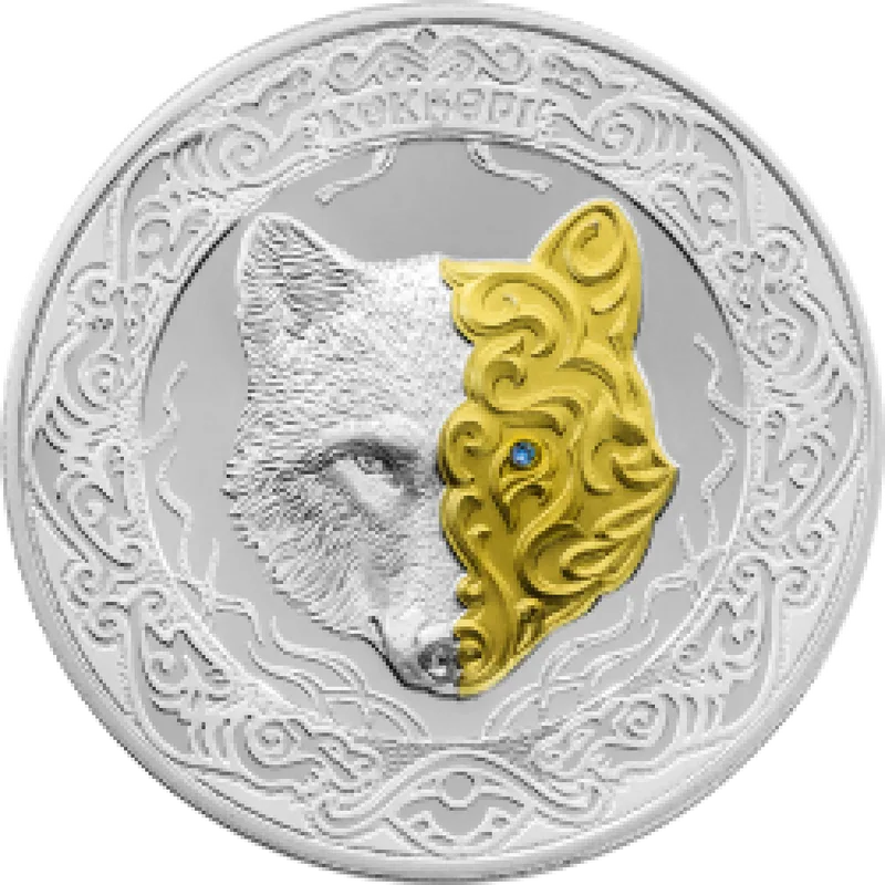 КӨКБӨРІ (Небесный волк) 500 тенге - Реверс